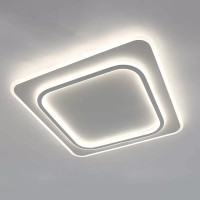 Светодиодная LED люстра VEGA dual 85W 2S-ON/OFF-450х450х52-WHITE/WHITE-220-IP20 Esllse