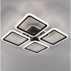 Светодиодная LED люстра ROOM RGB 70W 4S-APP-385x385x75-BLACK-220-IP20 Esllse