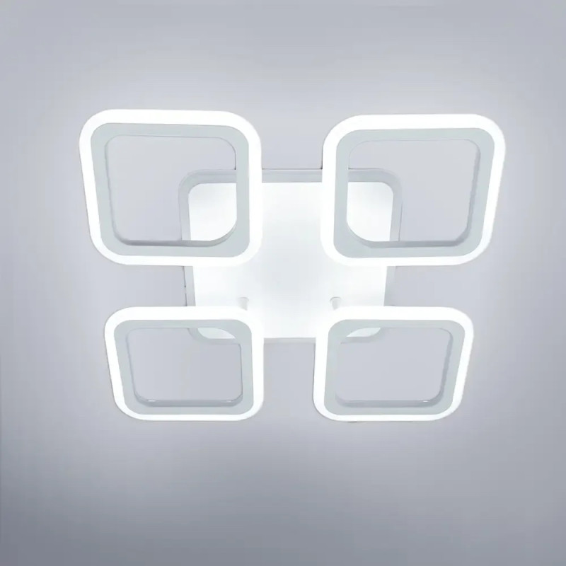 Светодиодная LED люстра ROOM RGB 70W 4S-APP-385x385x75-WHITE-220-IP20 Esllse