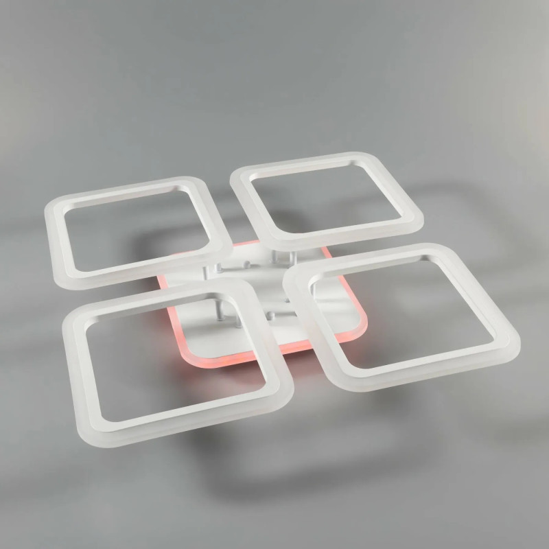 Светодиодная LED люстра ROOM RGB 70W 4S-APP-385x385x75-WHITE-220-IP20 Esllse