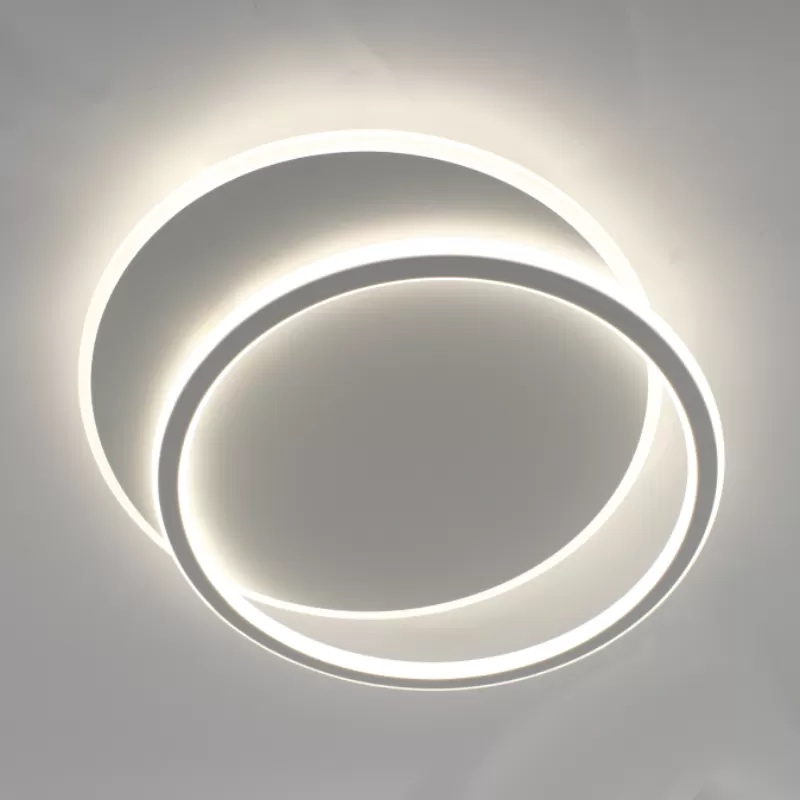 Світлодіодна LED люстра STANDART 80W 2R-ON/OFF-485х410х50-WHITE/WHITE-220-IP20 Esllse