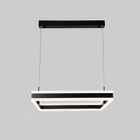Світлодіодна LED люстра STELLA-100W-S-APP-500x500x1200-BLACK/WHITE-220-IP20 Esllse