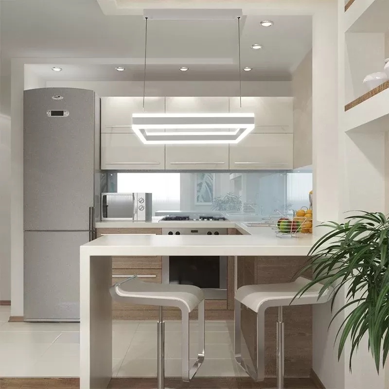 Світлодіодна LED люстра STELLA-100W-S-APP-500x500x1200-GREY/WHITE-220-IP20 Esllse