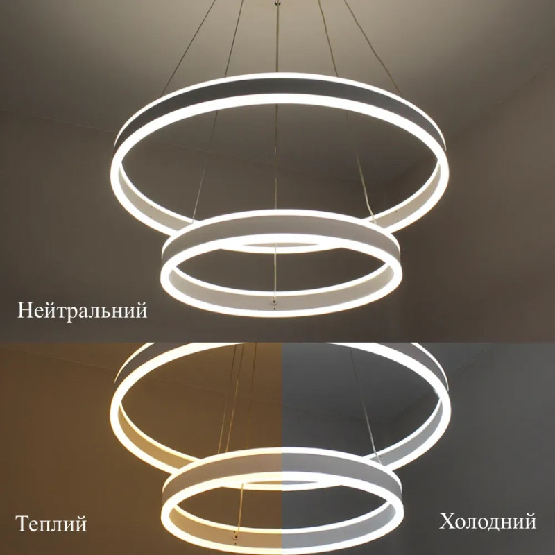 Світлодіодна LED люстра STELLA 160W 2R-APP-600x1200-BLACK-220-IP20 Esllse