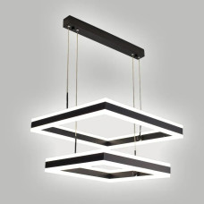 Світлодіодна LED люстра STELLA 180W 2S-SMART-500x500x1200-BLACK-220-IP20 Esllse