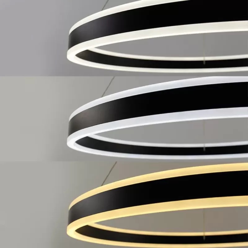 Светодиодная LED люстра STELLA 96W R-APP-600Х1200-BLACK/WHITE-220-IP20 Esllse