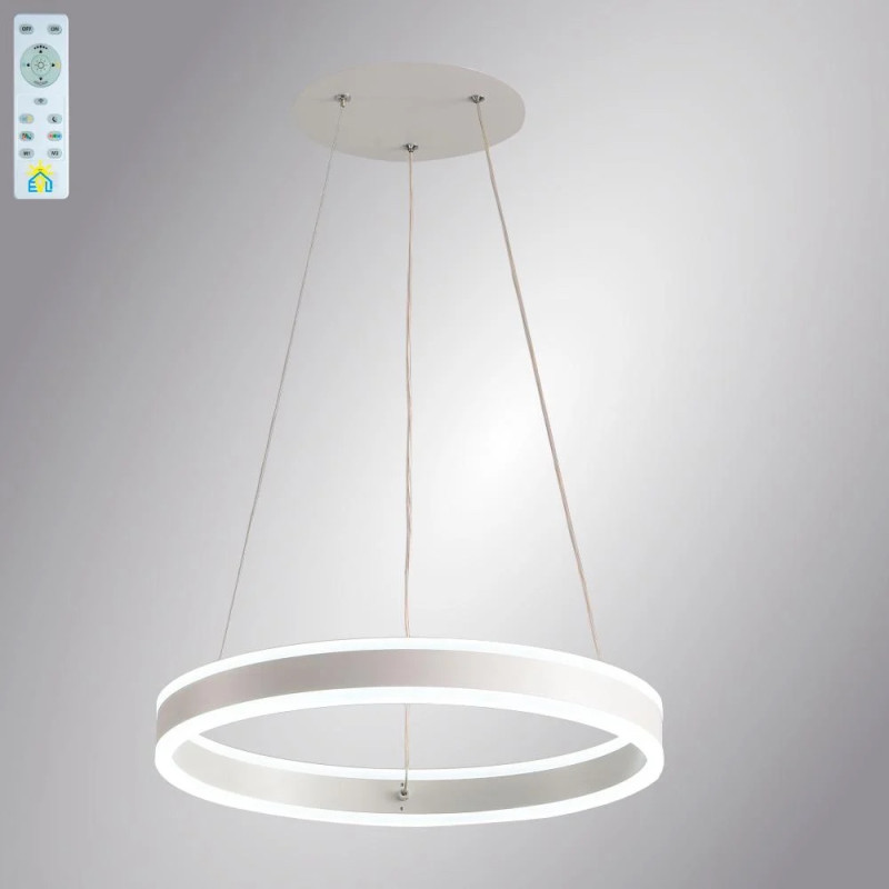 Світлодіодна LED люстра STELLA 96W R-APP-600Х1200-WHITE/WHITE-220-IP20 Esllse