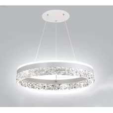 Світлодіодна LED люстра STELLA ICE 80W R-APP-500x1200-WHITE/CLEAR-220-IP20 Esllse