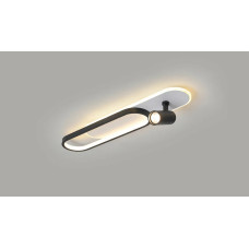 Світлодіодна LED люстра EDINBURGH 42+3W LR SMART-600×130×130-WHITE/BLACK-220-IP20 Esllse