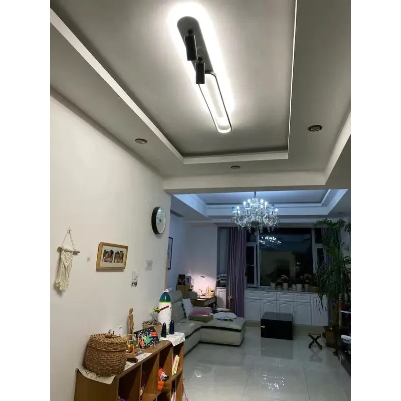 Светодиодная LED люстра EDINBURGH-70+4W-2LR-APP-1000x160-WHITE/BLACK-220-IP20 Esllse