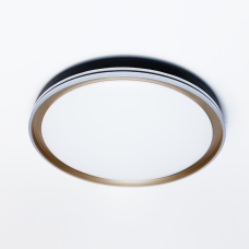 Світлодіодна LED люстра GABO R 90 Вт 510x85 мм Чорно-золота Esllse