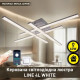 Світлодіодна LED люстра LINE-60W-4L-SMART-810x810x125-WHITE-220-IP20 Esllse