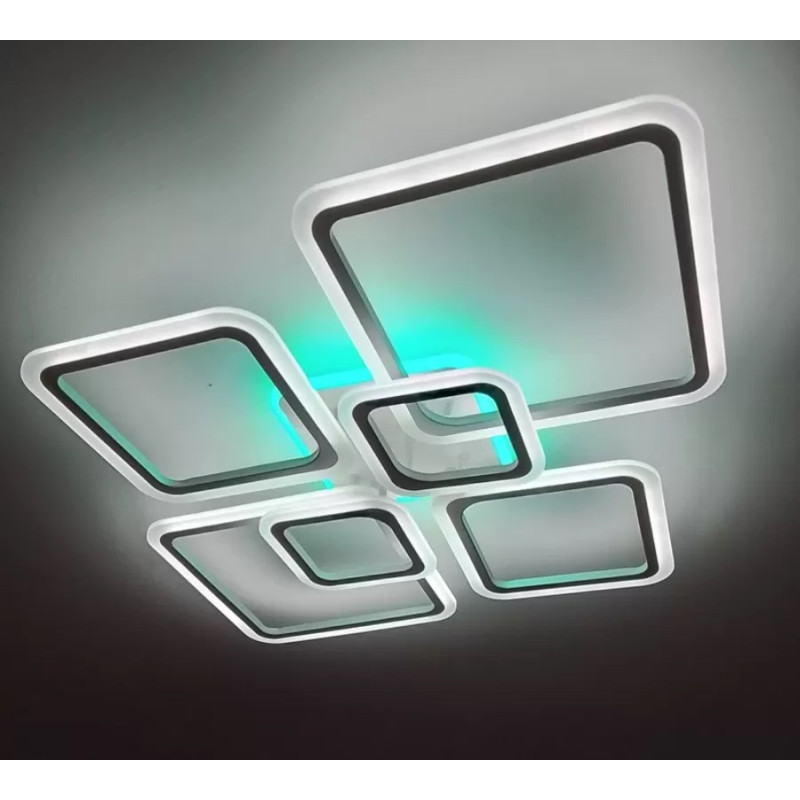 Светодиодная LED люстра OVAL RGB 180W 7S-APP-960-750-110-WHITE/WHITE-220-IP20 Esllse