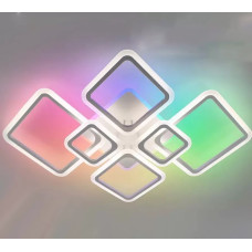 Світлодіодна LED люстра OVAL RGB 180W 7S-APP-960-750-110-WHITE/WHITE-220-IP20 Esllse