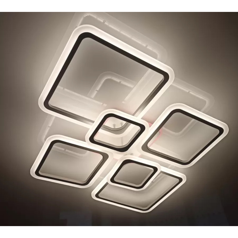 Светодиодная LED люстра OVAL RGB 180W 7S-APP-960-750-110-WHITE/WHITE-220-IP20 Esllse