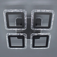 Світлодіодна LED люстра ROOM ICE RGB 70W 4S-APP-385x385x75-BLACK-220-IP20 Esllse