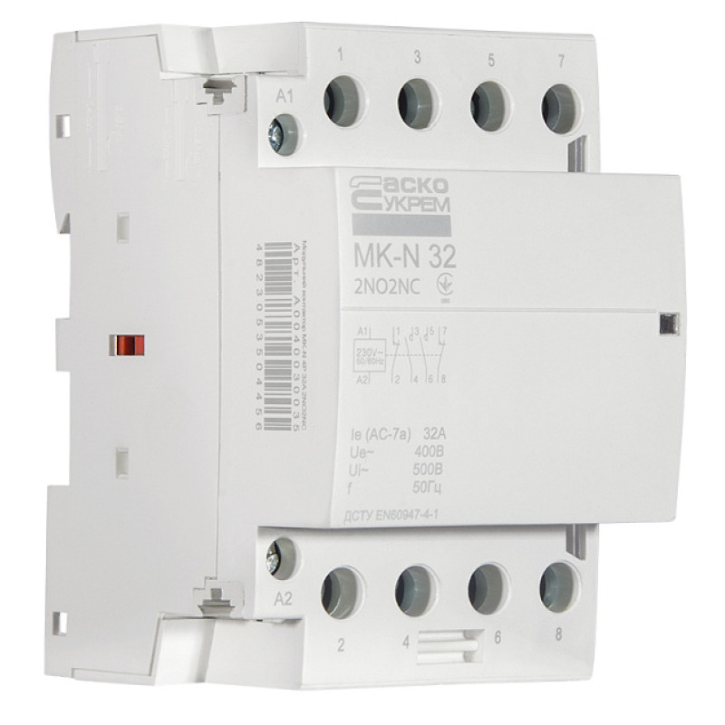 Модульный контактор MK-N 4P 32A 2NO2NC АСКО (A0040030035)
