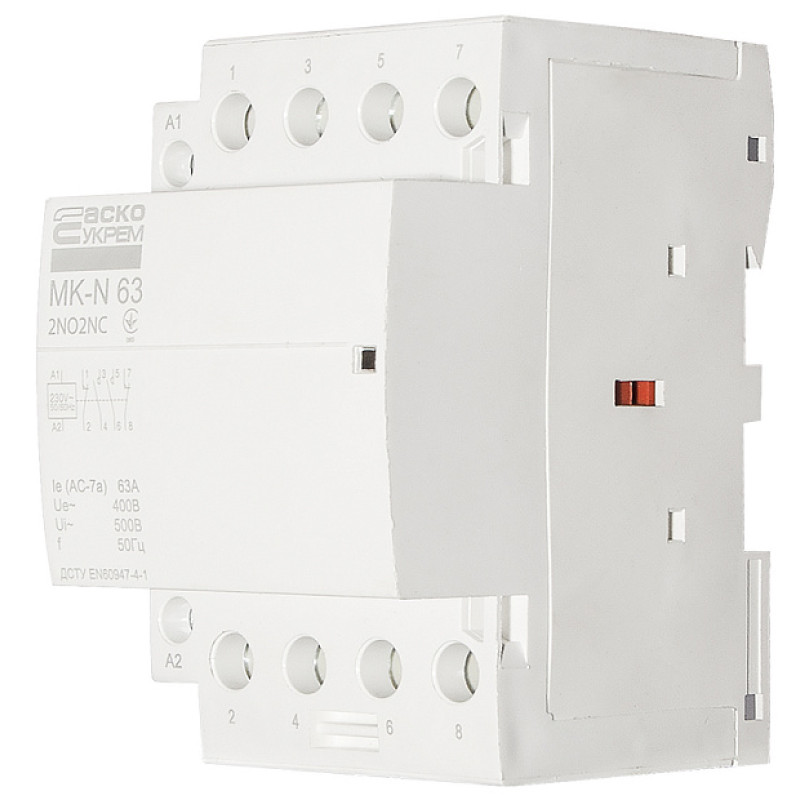 Модульный контактор MK-N 4P 63A 2NO2NC АСКО (A0040030037)