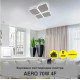Світлодіодна LED люстра AERO 70W 4F-455x455x57-WHITE-220-IP20 Esllse