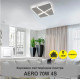 Светодиодная LED люстра AERO 70W 4S-455x455x57-WHITE-220-IP20 Esllse