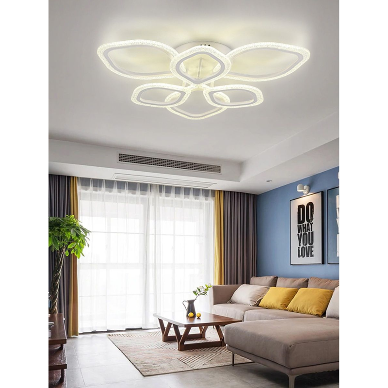 Світлодіодна LED люстра AZALIA ICE RGB 100W 7R-APP-680x110-WHITE/WHITE-220-IP20 Esllse