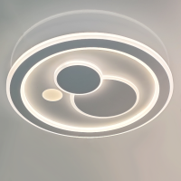 Светодиодная LED люстра BOOM 100W R-APP-480x480х60-WHITE/WHITE-220-IP20 Esllse