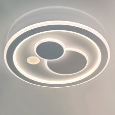 Світлодіодна LED люстра BOOM 100W R-APP-480x480х60-WHITE/WHITE-220-IP20 Esllse