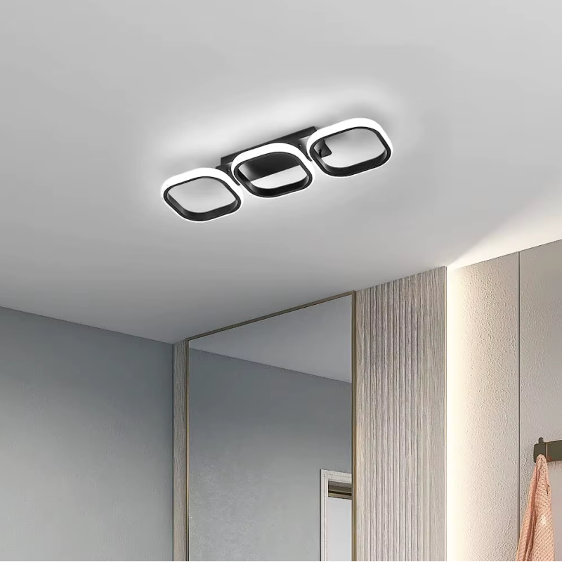 Светодиодная LED люстра CUBES 40W 3S-SMART-520x170x85-BLACK-220-IP20 Esllse