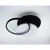 Світлодіодна LED люстра (NEW) VEGA triple 80W 3R-ON/OFF-490х490x60-BLACK/WHITE-220-IP20 Esllse