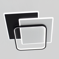 Светодиодная LED люстра (NEW) VEGA triple 80W 3S-ON/OFF-470х470х62-BLACK/WHITE-220-IP20 Esllse