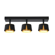 Світильник спот TELA 3xGX53-3R-DL-400x100x135-BLACK/GOLD-220-IP20 Esllse