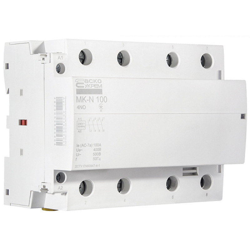 Модульный контактор MK-N 4P 100A 4NO АСКО (A0040030039)