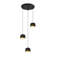 Світильник спот TELA 3xGX53-3R-310x1000-BLACK/GOLD-220-IP20 Esllse