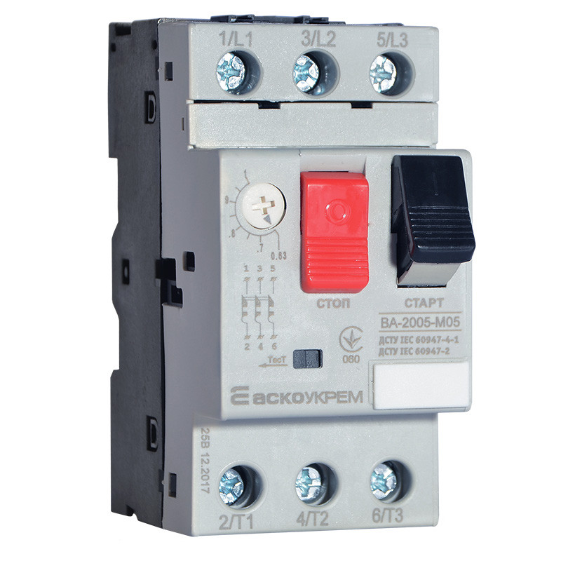 Автоматичний вимикач захисту двигуна (0,63-1,0А) АСКО-УКРЕМ A0010050017