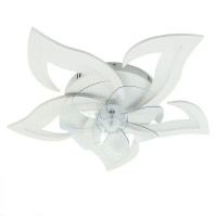 Управляемая светодиодная люстра с вентилятором FAN ELLA 72W+18W 5F-APP-680x120-WHITE/WHITE-220-IP20