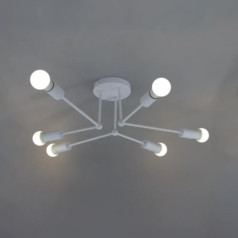 Люстра BELFAST 6xE27 R 740x190 WHITE 220-IP20 Esllse