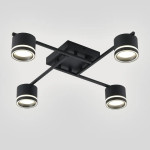 Люстра GELA 4xGX53 S-600x600x120-BLACK-IP20 Esllse