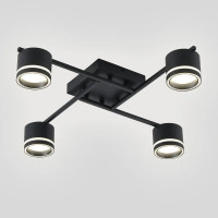 Люстра GELA 4xGX53 S-600x600x120-BLACK-IP20 Esllse