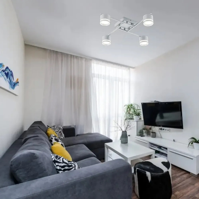 Люстра GELA 4xGX53 S-600x600x120-WHITE-IP20 Esllse