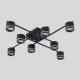 Люстра GELA 8xGX53 S-820x820x140-BLACK-IP20 Esllse