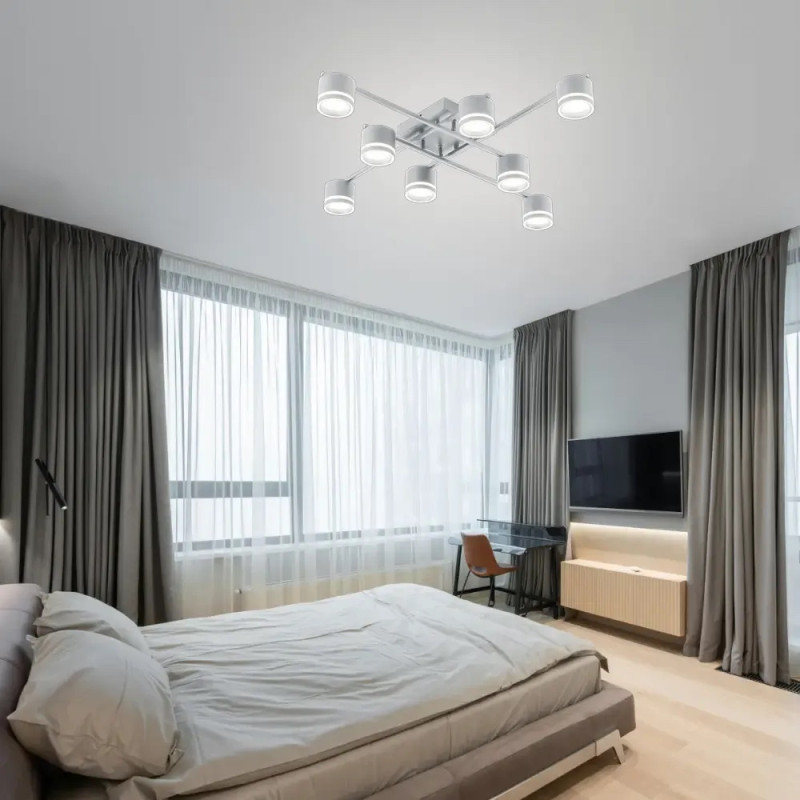 Люстра GELA 8xGX53 S-820x820x140-WHITE-IP20 Esllse