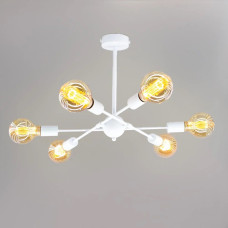 Люстра YORK 6xE27 R 510x380 WHITE 220-IP20 Esllse