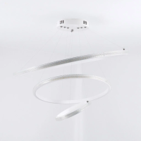 Люстра управляемая светодиодная подвесная AKRILIKA 3R 70 Вт 600x1100 мм Белая Esllse