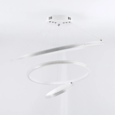 Люстра управляемая светодиодная подвесная AKRILIKA 3R 70 Вт 600x1100 мм Белая Esllse