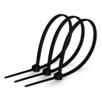 Хомут нейлоновый 3х200 черный АСКО 100шт