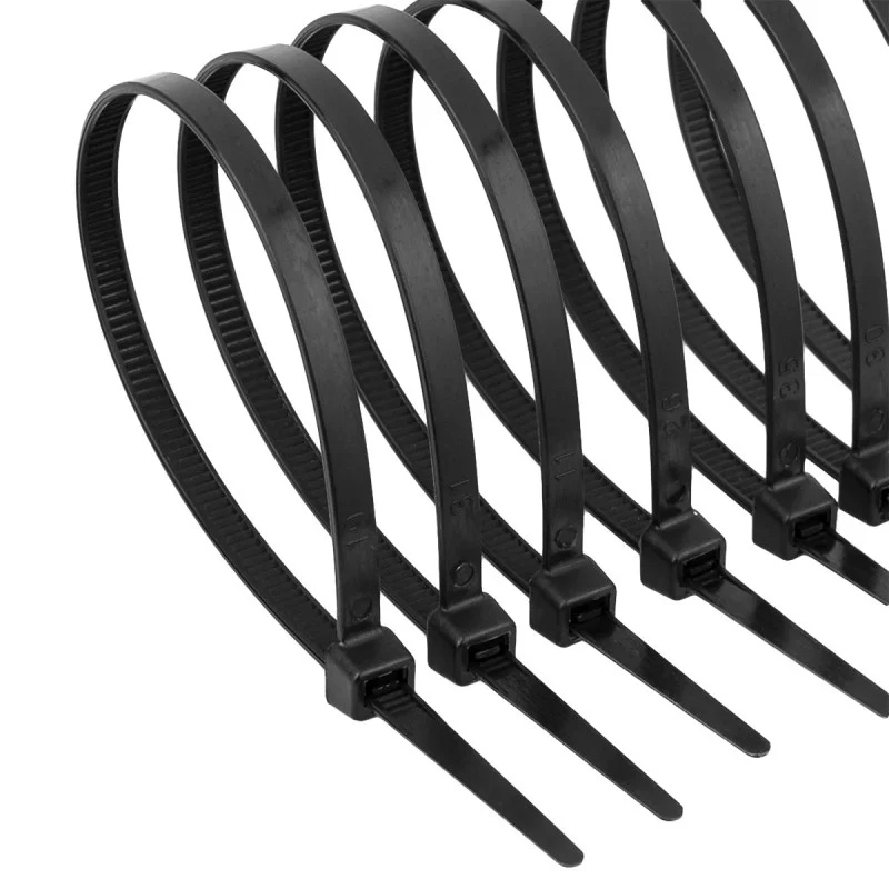 Хомут нейлоновый 9х760 черный АСКО (уп.12шт)