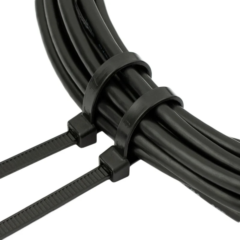 Хомут нейлоновый 9х760 черный АСКО (уп.12шт)