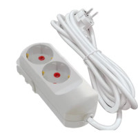 Удлинитель бытовой с/из 2 гнезда на 2 метра NEOMAX NX501202