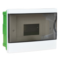 Щиток электрический на 8 внутренний автомат с прозрачной крышкой NEOMAX NX4208