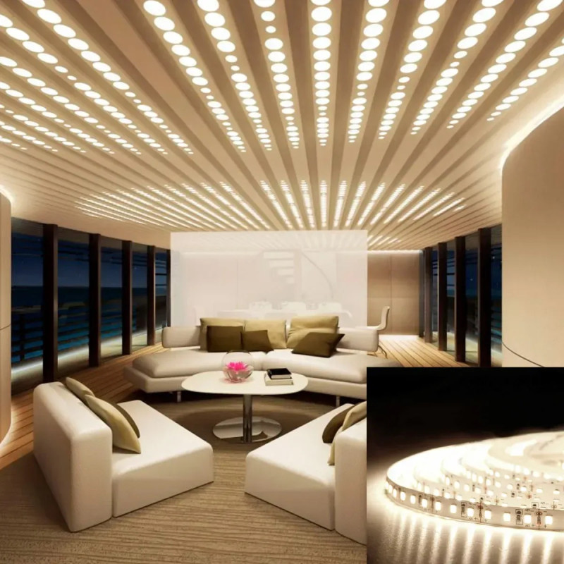 Светодиодная лента BIOM Professional 24В BPS-G3-24-2835-120-NW-20 13,5W нейтральный белый IP20 5м